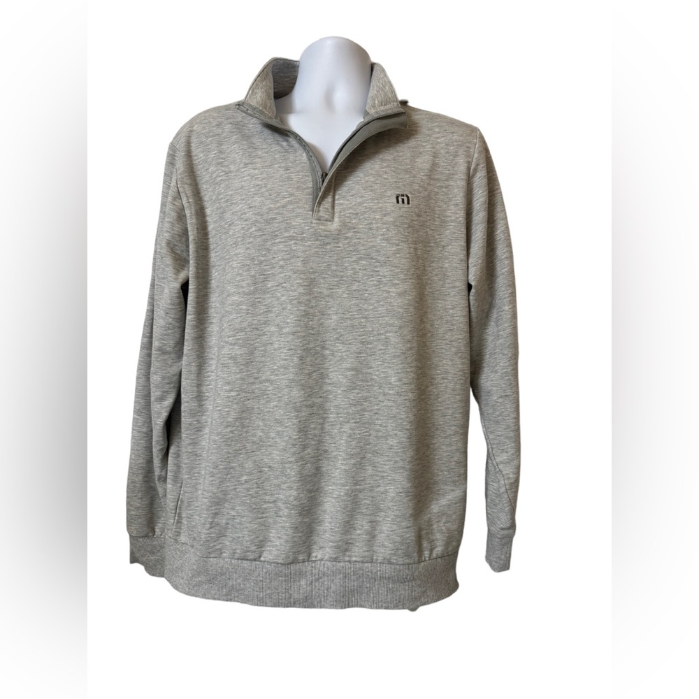 Mens size large Travis Mathew gray sweater